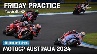  Friday Practice MotoGP Australia 2024 Phillip Island circuit #AustralianGP - Marquez fastest today