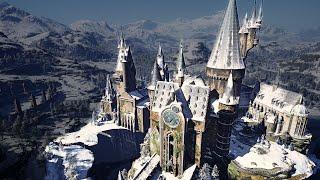 Relaxing Cinematic Tour in Hogwarts Castle (Harry Potter Ambience & Music in Hogwarts Legacy)