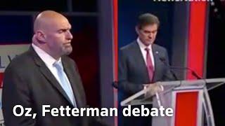 Fetterman, Oz face off in Pennsylvania Senate debate