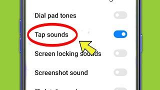 Screen Touch Sound | Tap Sound Setting | Redmi Note 11 Pro