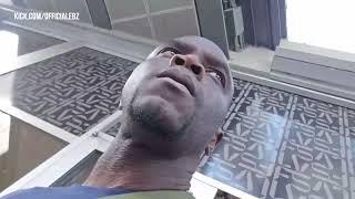 EbZ crashes out at Dunkin' Donuts because of a caller