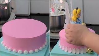 Amazing Pink Princess Birthday Cake Design For Kids | Mom Bakers Cake Decoration | So Yummy Cakes |