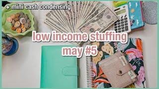 cash envelope stuffing | may week #5 | low income budget | sinking funds & savings challenges