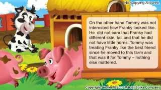 Friends from the farm - Franky and Tommy - calf and the piglet Reading EN