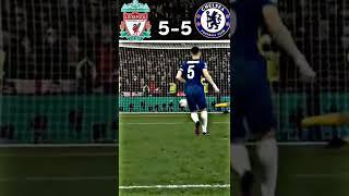 Chelsea Vs Liverpool Penalty Shootout Carabao Cup #shorts #football