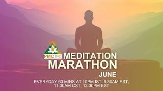 Day 71 | Guided Meditation Marathon 2025 by PMC Hindi | Daily Peace & Mindfulness | 21 June 2025