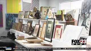 Video: Late Tulsa art collector and historian, Kelly Knowlton's, personal collection for sale