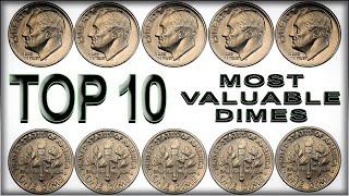 Top 10 Most Valuable Roosevelt Dimes Worth "BIG MONEY!!"