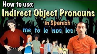 Indirect Object Pronouns in Spanish (me, te, le, nos, os, les)