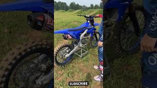 2023 YZ450F Yoshimura Exhaust Barks!!! TOO LOUD #shorts