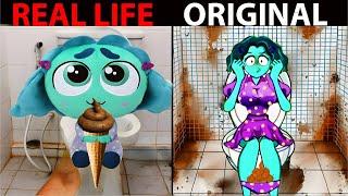 HELP ME! Best TikToks of Inside Out 2 - Real Life VS Original! Animations parody