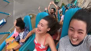 Canada's Wonderland Leviathan On-Ride hilarious reaction#스릴만점# 세계에서 가장 무서운 놀이기구 순위 9위 雲霄飛車 阿密陀佛