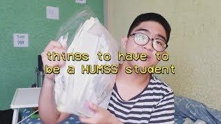 THINGS TO HAVE TO BE A HUMSS STUDENT | Faolo Villones