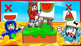 Ayush and  Ekta Draws in Tower Race Roblox!!