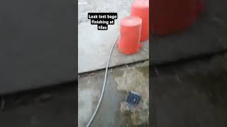 ppr piping leak test #pprpipe #waterline