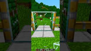 Minecraft Smart Door #minecraft #shorts