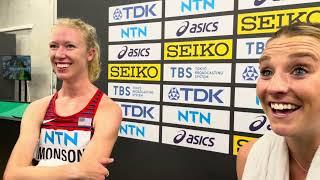 Elise Cranny and Alicia Monson Recap World Champs 5000m Final