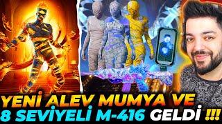 YENİ ALEV MUMYA VE 8 SEVİYE M416 GELDİ !! FULLEDİK PUBG Mobile