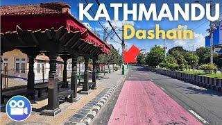 Most Beautiful Tour of KATHMANDU City in DASHAIN Sunny Weather 2024 in NEPAL