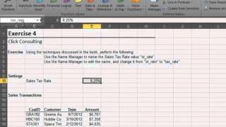 Named References - Excel University Volume 1