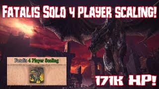 4 Player Scaled Fatalis (Solo) MHW:Iceborne Mods