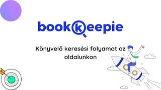 A könyvelő keresés folyamata a Bookkeepie-n