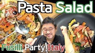 [ENG SUB] Italian Party Pasta Salad with Country Tomato Dressing | JUNTV fusilli salad