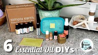 DIY Essential Oil Recipes| Simply Earth August 2020| Hey Beautiful