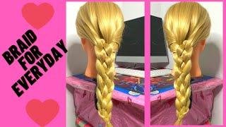 How to braid your own hair / Braid hairstyles for long hair #Shorts