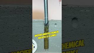 Whoever invented chemical anchors is a genius!