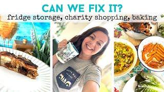 CAN WE FIX IT? | Fridge Storage | Charity Shopping | Caramel Blondies | Moroccan Roast Chicken