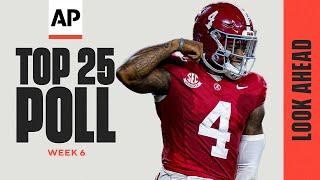 College Football Week 6 AP Top 25 Look Ahead: Does Alabama deserve to take No. 1?