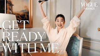 Squid Game's Hoyeon (정호연) gets ready for Paris Fashion Week | Vogue France