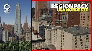 CONTENIDO GRATIS USA NORDESTE Region Pack para Cities Skylines 2