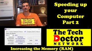 047: Speeding up your computer Part 2: Increasing the Memory (RAM)