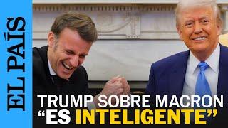 TRUMP SOBRE MACRON en la Casa Blanca, EE UU: "Es un cliente inteligente" | EL PAÍS