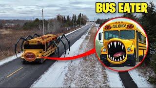 Drone Catches SCHOOL BUS EATER IN REAL LIFE!! (HE ATE SOMEONE)