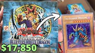 OPENING Yugioh's Rarest Booster Box (Legend of Blue-Eyes 1st Edition)