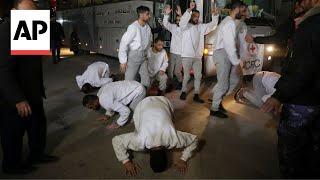 Palestinian prisoners released by Israel arrive in Gaza