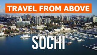 Sochi Russia | Vacation, beaches, tourism, travel, trip, visit, sea | Video 4k drone | City of Sochi