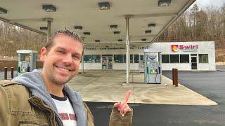 Abandoned Gas Station and Ice Cream Parlor