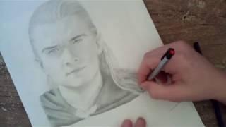 Drawing Legolas (Lord of the Rings & The Hobbit)