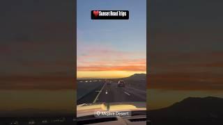 Ever taken a sunset road trip through the Mojave Desert? 