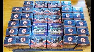 ️️2022 Bowman Baseball MASSIVE 32 BOX w ️21 Bowman Chrome Sapphire Player Break! NEW