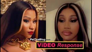 Cardi B Accused of Stealing Nicki Minaj Lyrics in Verse she Finally Wrote, Gets Called WACK! Video