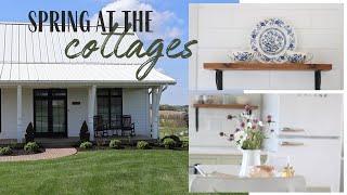 Cottage Style Spring Decor ~ Spring Cottage Refresh ~ Olde Orchard Cottages Tour~Spring Cottage Tour