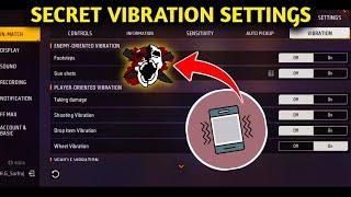 " Free Fire Vibration Setting after update OP Trick   Pro Players Ka Secret Revealed! "