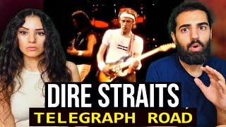 INSANE!!!!!!!  We react to Dire Straits - Telegraph Road (Alchemy Live)| REACTION