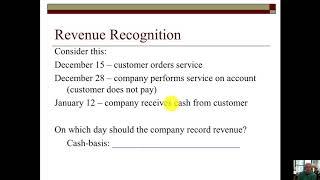 Chapter 3a Cash Basis vs Accrual Basis Accounting
