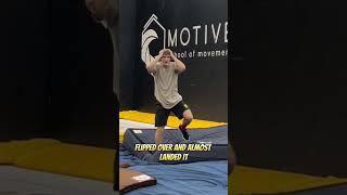 INVENTING NEW PARKOUR FLIPS AT MOTIVE SCHOOL OF MOVEMENT IN GREENVILLE SOUTH CAROLINA!